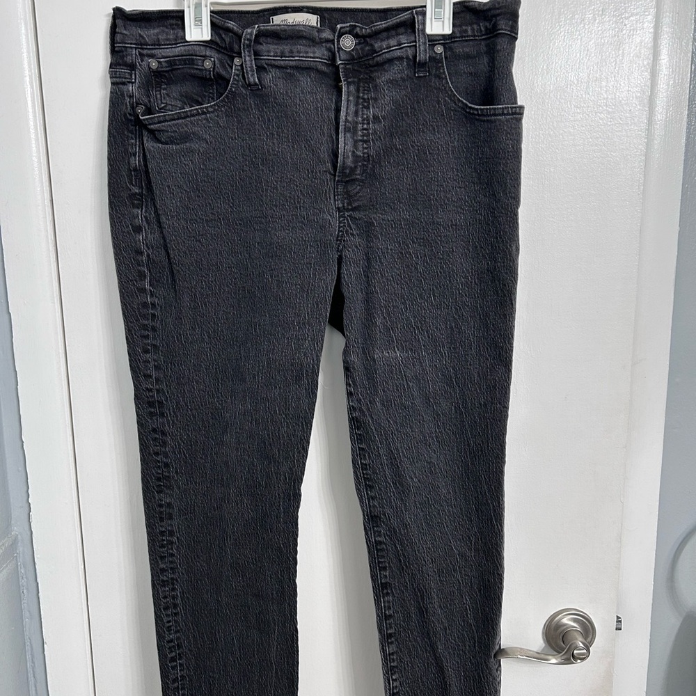 Madewell Dark Gray Skinny Jeans
